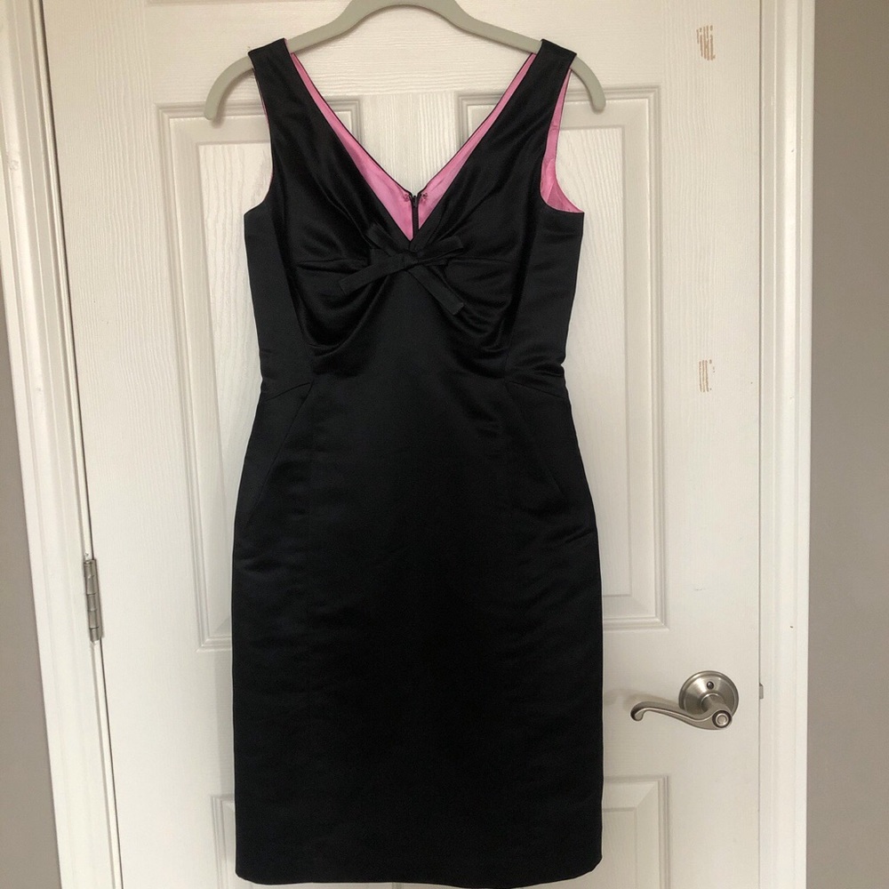 Milly Black Satin dress